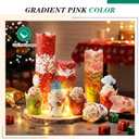 500 Counts Christmas Tulip Cupcake Liners Birthday Party Muffin Cupcake Baking Liners Grease Proof Cake Liner Holders for Fall Christmas Halloween Birthday Party