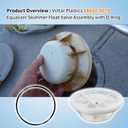 08650-0079 Plastic Equalizer Skimmer Float Valve Assembly with O-Ring, Perfectly Compatible with Pentair Sta-Rite U-3; Part# 08650-0079