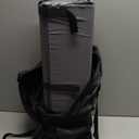 Pamo Babe Portable Crib Baby Playpen with Mattress and Carry Bag Grey