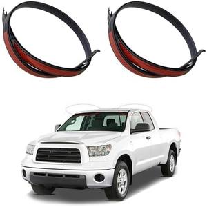 Roof Trim Molding Drip Molding Weatherstrip Compatible with Toyota Tundra Double Cab 2007 2008 2009 2010 2011 2012 2013 2014 2015 2016 2017 2018 2019 2020 75551-0C050 75552-0C050 (Not Fit Crewmax)