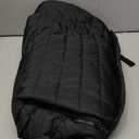 Orzbow Winter Baby Carrier Cover with Detachable Hood, Waterproof & Windproof, Universal for Baby Carriers and Baby Waist Stool, Baby Bunting Bag for Car Seats and Strollers with Storage Bag, Black (Black - Polyester Pongee)