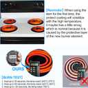 S-Union 4 Pack MP22YA Electric Range Burner Element Unit Set - 2 pcs MP15YA 6" and 2 pcs MP21YA 8" Replacement for Hardwick & Kenmore & Maytag & Norge & Whirlpool Electric Range Stove