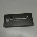 LC-dolida Bamboo Cotton Weighted Bluetooth Sleep Masks, 3D Weighted Sleep Masks with Bluetooth 5.4 Headphones, Total Blackout Bluetooth Sleep Mask for Women Men, Weight Eye Mask for Sleeping, Black