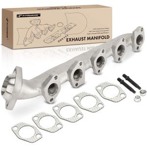 A-Premium Left Side [10Cyl 6.8L] Engine Exhaust Manifold Kit W/Gasket, Studs & Nuts Fit for Ford F-250 F-350 F-450 F-550 Super Duty 2000-2004, E-350 Club Wagon, Excursion, E-350 E-450 E-550 Super Duty