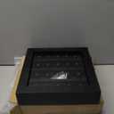 Championship Ring Display Case: Wooden Shadow Box with 20 Ring Posts Sports Award Rings - Baseball, Basketball, Football, Soccer