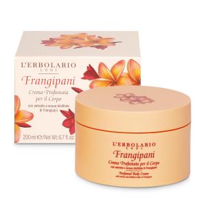 L'Erbolario Body Cream - Moisturizing Body Butter for Dry Skin - Prevents Skin Aging - Skin Care with Citrus and Floral Scent - Frangipani - 6.7 oz