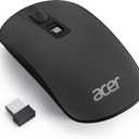 Acer Computer Mouse Wireless, 2.4G Slim USB Wireless Mice with USB Receiver, Small Sized Hands, 800/1200/1600 Adjustable DPI Optical Laptop Mouse with 4 Buttons, Portable for Laptop, Desktop, PC