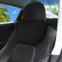 1 Pack Car Headrest Neck Pillow Fits for Tesla Model 3 Model Y Model S Model X Accessories,Car Seat Pillow Head Neck Rest Cushion(Black)