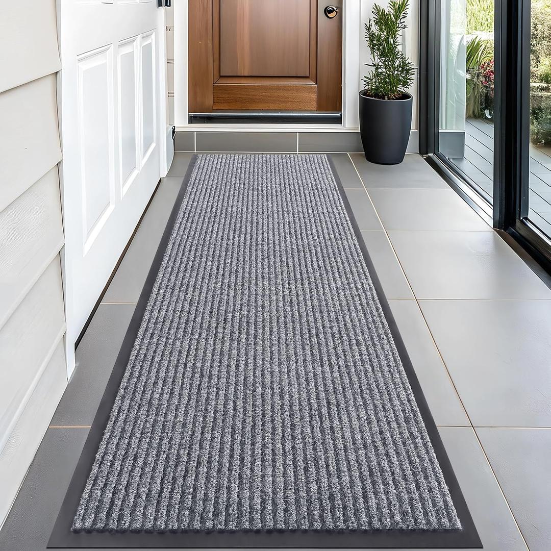 OLANLY Front Door Mat 59x20, Waterproof Heavy-Duty Indoor Outdoor Doormat