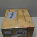 Furnulem 4 Drawer Dresser, Vertical Nightstand for Kids, Adult, Fabric Chest of Drawers for Bedroom, Living Room, Closet, Nusery, Storage Tower Unit Retro Style Furniture, Wood Desk Top (11.8"D x 15.8"W x 31.5"H (4 Drawers))