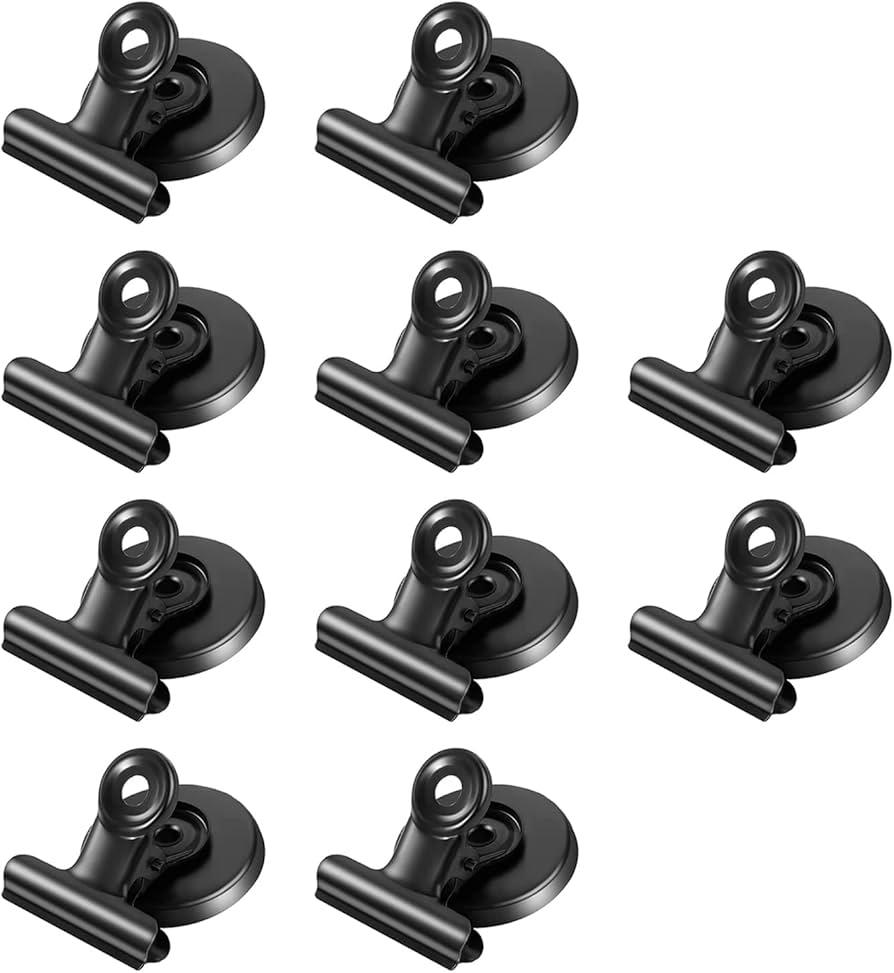 31 Pack Magnetic Clips Heavy Duty, Black Magnet Clips for Fridge, Refrigerator Magnets, Strong Magnetic Clip, Scratch Free Magnets with Clip for Whiteboard, Refrigerator, Locker 31 Pack Magnetic Clips Heavy Duty, Black Magnet Clips for Fridge, Refrigerator Magnets, Strong Magnetic Clip, Scratch Free Magnets with Clip for Whiteboard, Refrigerator, Locker