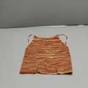 SweatyRocks Women's Sleeveless Space Dye Knit Camisole Criss Cross Backless Crop Top S