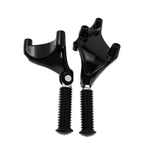 HCmotorku Motorcycle Rear Passenger Foot Pegs Rests Pedal Mount Kit Fit For Harley Sportster XL 883 1200 Iron Forty-Eight 48 Seventy-Two 72 (2014-2022)