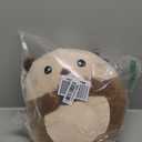 Glow Guards 12 Sea Otter Plush Pillow with Fuzzy Ears,Cute Otter Stuffed Animal,Soft Plushies Pillow Kawaii Otter Plush Toys with Glitter Purple Seashell,Otter Toys Gift for Girls Boys Birthday