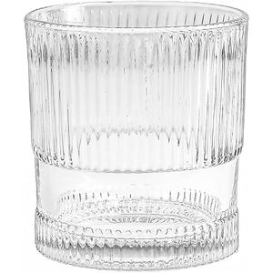 Fortessa NoHo Collection Set of 4 Cocktail Glass, Double Old Fashioned, 9.85 Ounce, Clear
