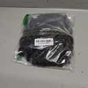 MODSIGHT Afro Puff Drawstring Ponytail with Bangs, Black Brown Kinky Curly Ponytail Bun with Bangs Updo Hairpieces, Short Afro Puffs with Bang for Black Women (Black Brown 2)