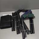 Elevated Dog Bed Raised Outdoor Dog Cot for Large Dogs, Installation Requires No Tools, Frame with Washable Cooling Breathable Mesh Anti-Slip Feet, Indoor Pet Bed, Black, 43.3 Inches