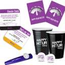 University Games, Happy Hour Hustle Team Challenge Game with Five Categories, for 4 or More Players