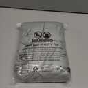 HFCNMY Seat Covers for Dining Chairs, Stretch Waterproof PU Dining Chair Seat Covers Set of 4, Washable Kitchen Chair Seat Covers Light Gray