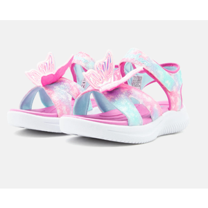 Skechers Magic Collection Lights Jumpsters Butterfly Brites, Pink Multi, 3