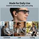 Silicone Audio Booster for Smart Glasses Private Sound, No Leak, Fits Ray-Ban Meta & More