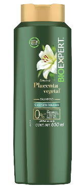 Bioexpert Shampoo - Extracto de Placenta Vegetal 650ml
