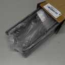 Magnetic Spice Rack for Refrigerator, 2 Pack Metal Magnetic Shelf Black, Moveable Spice Organizer with Hooks, Super Magnetic Fridge Shelf for Kitchen Organization and Storage