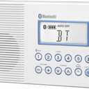 Sangean H202 AM/FM Weather Alert Waterproof Shower Radio, White