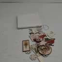 Christmas Tiered Tray Decor Winter Tiered Tray Decorations Set Snowman Snowflake Gnome Truck Wooden Signs Farmhouse Christmas Table Decorations for Home Table Shelf(Rustic Style)