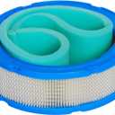 HIFROM LG394018JD Air Filter with LG272490S Pre-Filter Replacement for John Deere LX288 LT166 LT170 GT235 SST16 SST18 LTR155 LTR166 GT235 GT235E Lawn Mower Air Cleaner (Pack of 1)