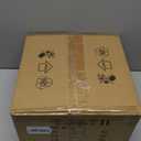 SineRise Rattan Ceiling Light Fixtures (12-Inch, LED Bulb Included), Hand-Woven Boho Flush Mount Ceiling Light, Rattan Chandelier for Hallway Kitchen Farmhouse Foyer Entryway Living Room(White) (Small)