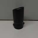 Black Exhaust tip - Fit 1.5 to 2 Inch Exhaust Tail Pipe Diameter- Black Coated Stainless Steel - Car Muffler Tips
