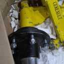 2Pack Shipping Container Wheels 8 - Lug Wheels kit, Shipping Container Axles with Ratchet Tie Down-Moves 20ft.-40ft. (Lemon)