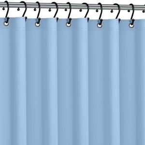 Premium Shower Curtain Liner, 72" W X 70" H - PVC-Free, 6G PEVA Shower Curtain with 12 Rust Proof Grommets and Magnet-Weighted Bottom Hem - Moisture Stain Proof Shower Curtain Liner - Light Blue