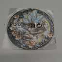 Colorful Acrylic Suncatcher, Fairy Among Flowers in 7-inch Hanging Window Wall Art Decor with Printed Stained Glass Style Design, Gift Idea & Garden Ornament Indoor Outdoor Use