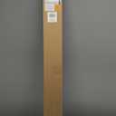 No Drill Blinds for Windows 1" Vinyl L-Shaped Slats Cordless Mini Blinds for Home, for Window Size 41" W  48" H White