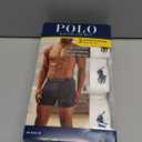 POLO RALPH LAUREN Men's Classic Fit Cotton Boxer Briefs, Trunks & Long Leg , 3-Pack