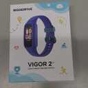 BIGGERFIVE Vigor 2 L Kids Fitness Tracker Watch for Boys Girls Ages 5-15, Activity Tracker, Heart Rate Sleep Monitor, IP68 Waterproof, Pedometer, Calorie Step Counter Watch, Black