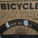 ULTRAVERSE 20x4 E-Bike Fat Tire - Robust, High-Performance 20inch Fat Tyre for MTB and Ebikes, Durable All-Terrain Directional Tread, Superior Density for Street & Trail Adventures-1 Unit, 20x4.0