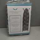 Westex Floral Paisley Heavy Duty Ironing Board Cover and Pad, Thick 3-Layer Stain Resistant Padding, Elasticized Skirt, Click-to-Close Fastener, 15 x 54 Inch (Board NOT Included, Cover ONLY)