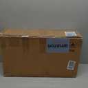 2 Pack Pull Out Cabinet Organizers 21"Deep with Raising Pad for Framed Cabinets,Expandable Slide Out Drawers Upgrade 3 Slide Rails,Roll Out Shelves Adhesive,Adjustable Width 12"-20.45" White