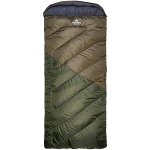 Teton Celsius XXL Sleeping Bag, Cold Weather Sleeping Bags for Adults and Kids, Camping Made Easy and Warm. Compression Sack Included, 35F, 25F, 0F, 20F Degree (Ivy)