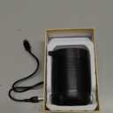 comiso Bluetooth Speaker, Portable Bluetooth Speakers with Wireless Stereo Pairing, Built in Mic, 360 HD Sound,IP65 Waterproof Speaker,Support TF Card, for Home/Party/Outdoor/Beach,Gift For Men/Women (Black)