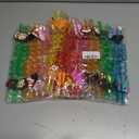 48 Reusable Jungle Animal Straws for Lion Fox Safari Party Supplies Favors,Woodland Birthday Party Supplies Gift with 2 Cleaning Brushes