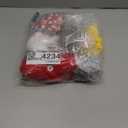 FIREOR Gnome Christmas Tree Topper Decorations Gift, Handmade Large Plush Dwarf Ornaments with Star Red Plaid Hat Xmas Home Holiday Party Decor Scandinavian Swedish, Curtain Tie Bottle Decoration