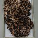 YANIBEST Adjustable Satin Bonnet Double Layer Hair Bonnet for Sleeping Bonnets for Women Hats Curly Natural Hair, Bold Cheetah (One Size)