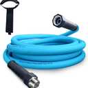 Cupohus RV Water Hose 10FT with Strain Relief Ends, Kink-Resistant Drinking Water Hose, 5/8''ID Potable Food Grade Hose with Storage Strap for RV, Marine, Camper, Truck, Car, Garden (Blue)