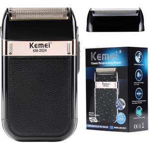 KEMEI Foil Shaver for Men,Waterproof Razor,Cordless Electric Rechargeable Shavers,Trimmer Razors Blade Washable Grooming