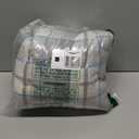 ZITY Men's Flannel Shirts Jacket Warm Sherpa Lined Fleece Plaid Winter Coat (Large, Grey White)