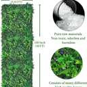 ODTORY Artificial Greenery Wall Panels: 40'' x 120'' UV-Anti Faux Greennery Grass Wall Privacy Backdrop Fence Screen for Garden Fence Covering Privacy, Outdoor Indoor Home Decor